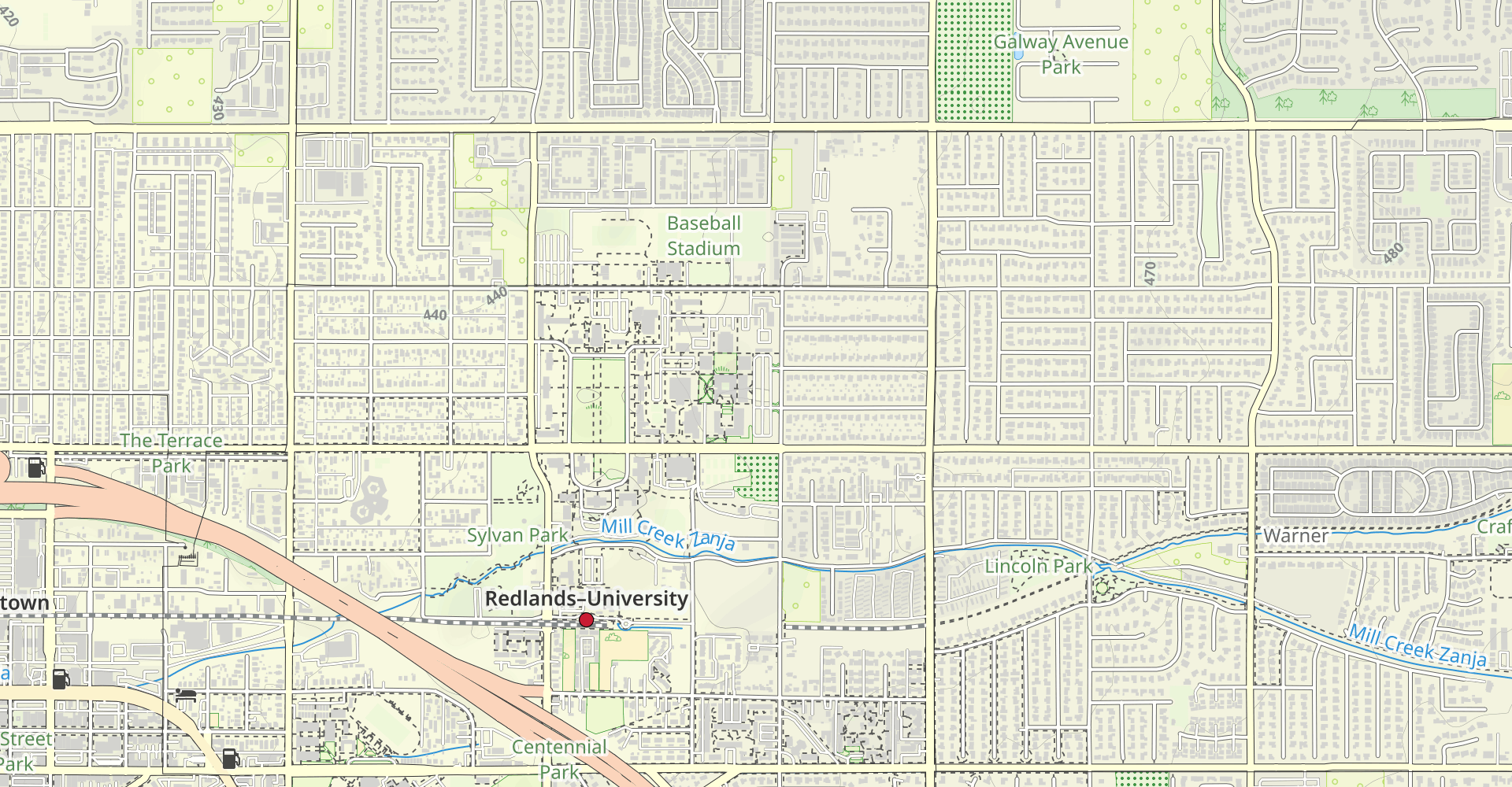 University Of Redlands Map University Of Redlands Walk, Redlands, California